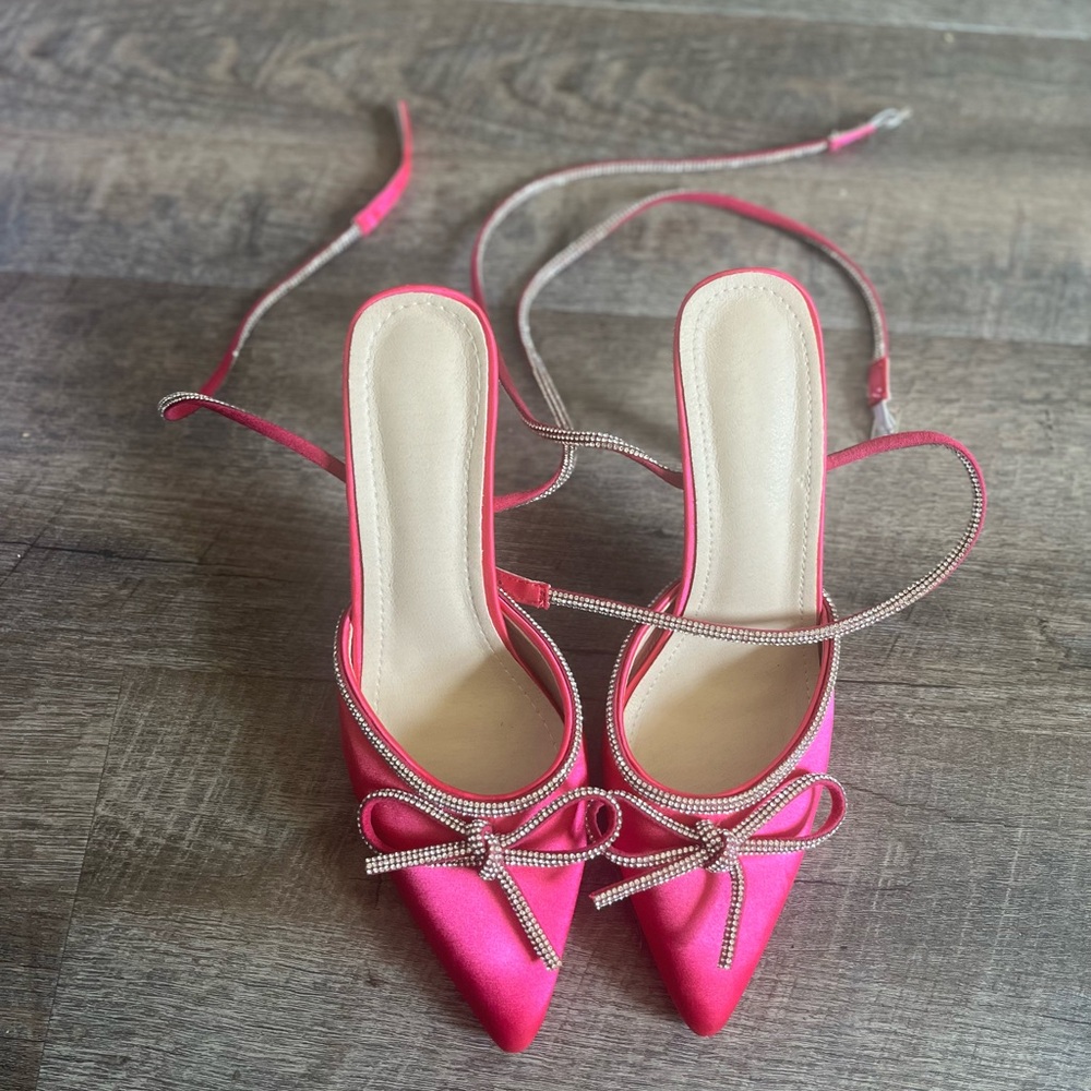 Pink heels